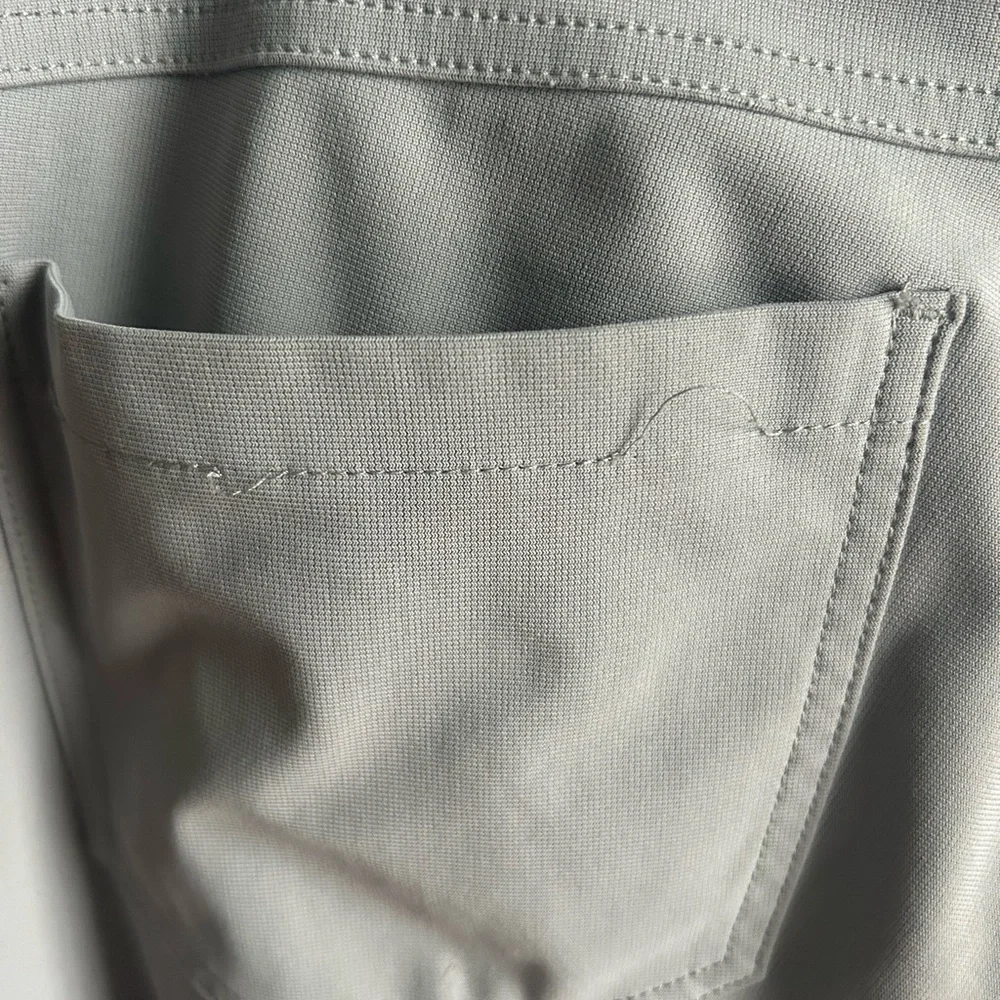 Men's Light Gray Chinos - Picture 4 of 4
